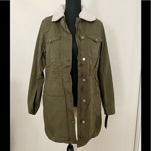 NWT Steve Madden Canvas Parka